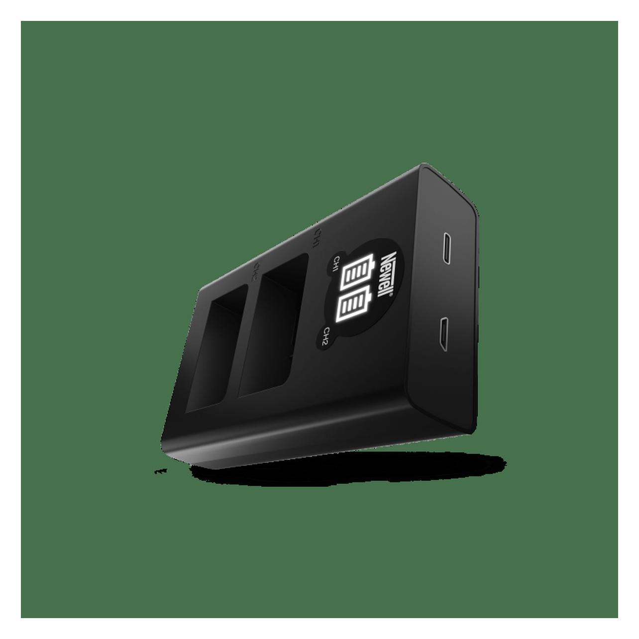 Newell Dual-channel charger for EN-EL25 batteries DL-USB-C for Nikon (Kamera Akku Ladegerät) (01005FDP)