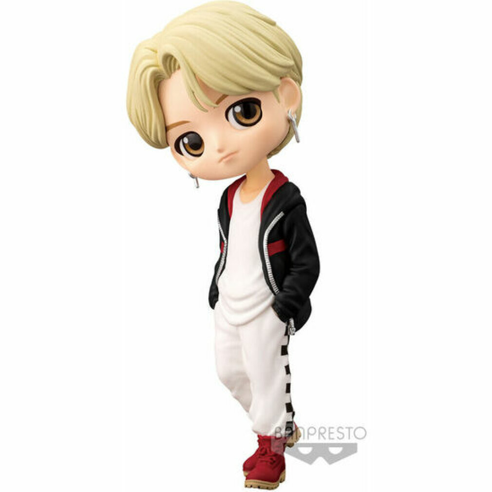Banpresto Bt21 BTS Tiny Tan Jimin Mic Drop Qposket Figuur, Wit