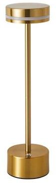 Uplift Essentials Touch Dimmable LED Desk Lamp With Aluminum Body And Three Tone Lighting For Bedroom And Reading gold