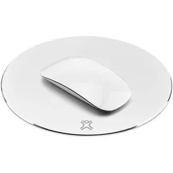 XtremeMac Round Aluminum Mouse Pad Silver (S), Mausmatte, Silber