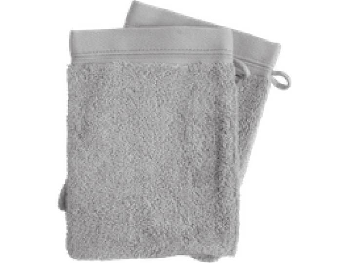 Lot de 2 gants de toilette coton Naïa
