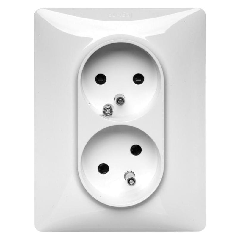 Legrand DOUBLE SOCKET LE-753186 Valena Life 230 V 16 A (S/UTP, CAT7, 431.38 m) (21139883)