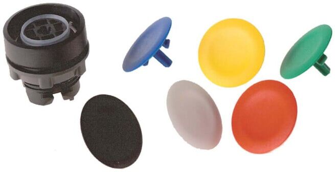 Schneider Electric Bouton-poussoir plat, 6 couleurs ZB5AA9 (ZB5AA9)