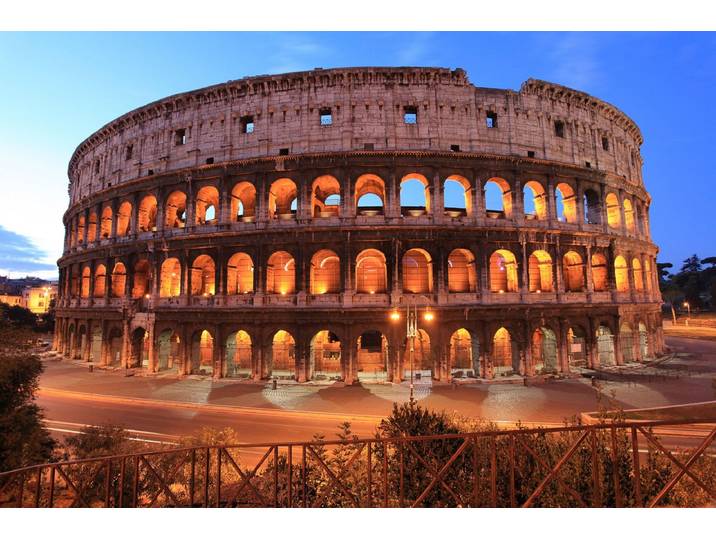 Fototapete PAPERMOON Colosseum , bunt, B:4,5m L:2,8m, Vlies, Tapeten, Fototapete
