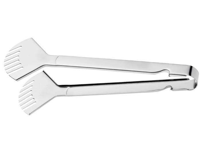 Servierzange MICHELANGELO GASTRONOM, 30 cm, Edelstahl rostfrei 18/10 , silber (silberfarben), B:9cm H:0,15cm L:30,5cm, Edelstahl 18/10, Küchenzangen, Servierzange, mit schräger Greiffläche für präzises Servieren