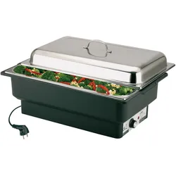 APS Elektro-Chafing Dish "ECO", Speisewärmer, Silber