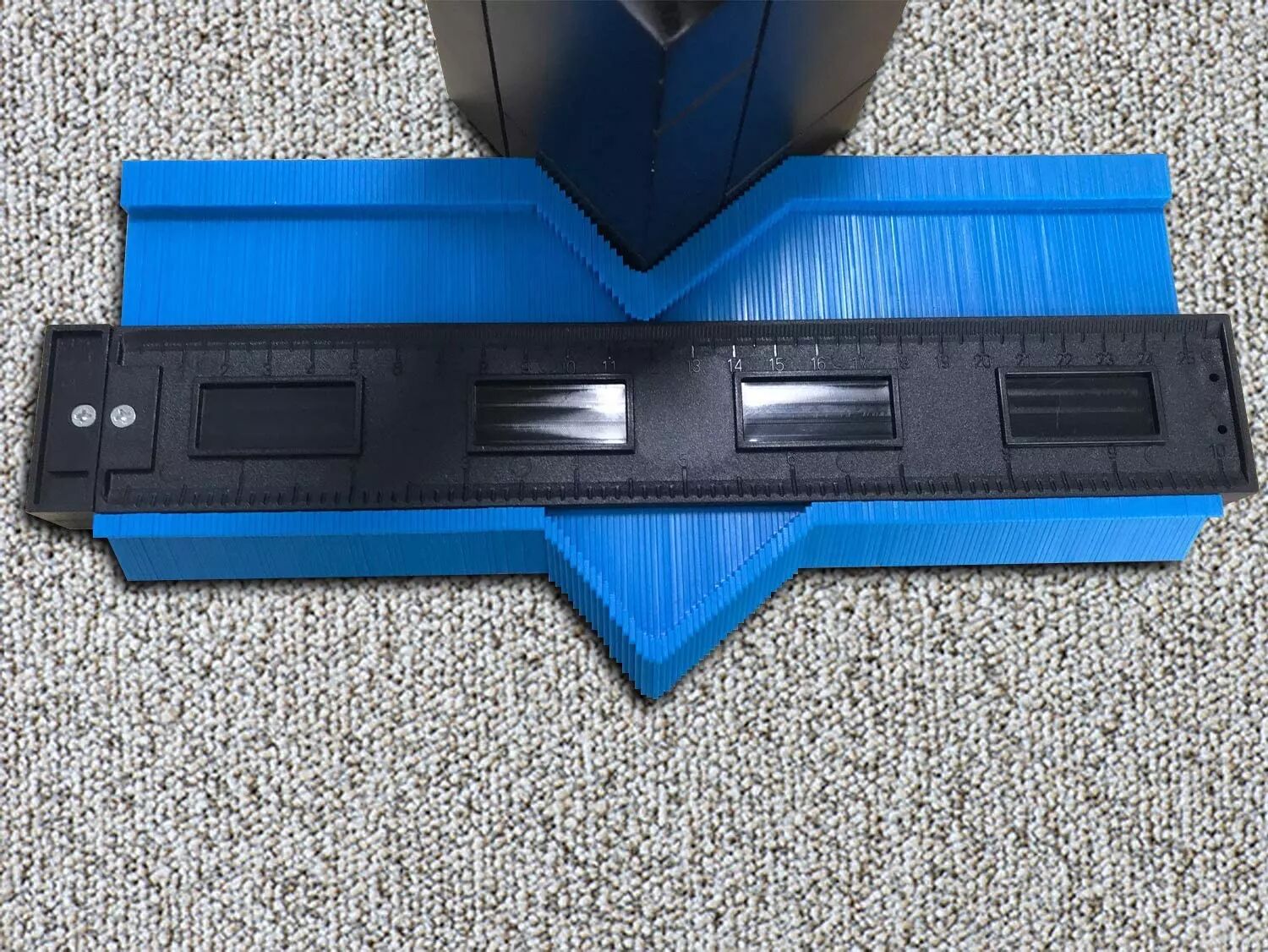 INF Profilvorlage für Konturen / Formen (25x10 cm) Blau