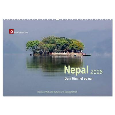 Nepal 2026 - Dem Himmel so nah (Wandkalender 2026 DIN A2 quer), CALVENDO Monatskalender