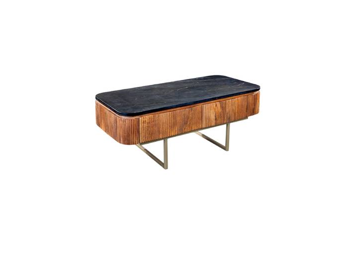 Marmor Design Couchtisch „Nillos“ Mangoholz Invicta Interiors