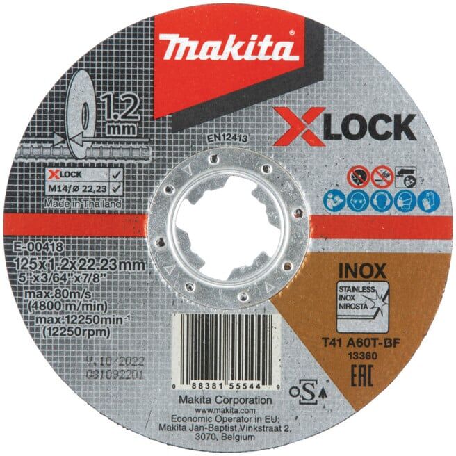 Disque à tronçonner Makita 125x1 (E-00418)