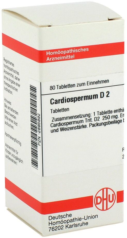 DHU Cardiospermum D2 Tabletten 80stk