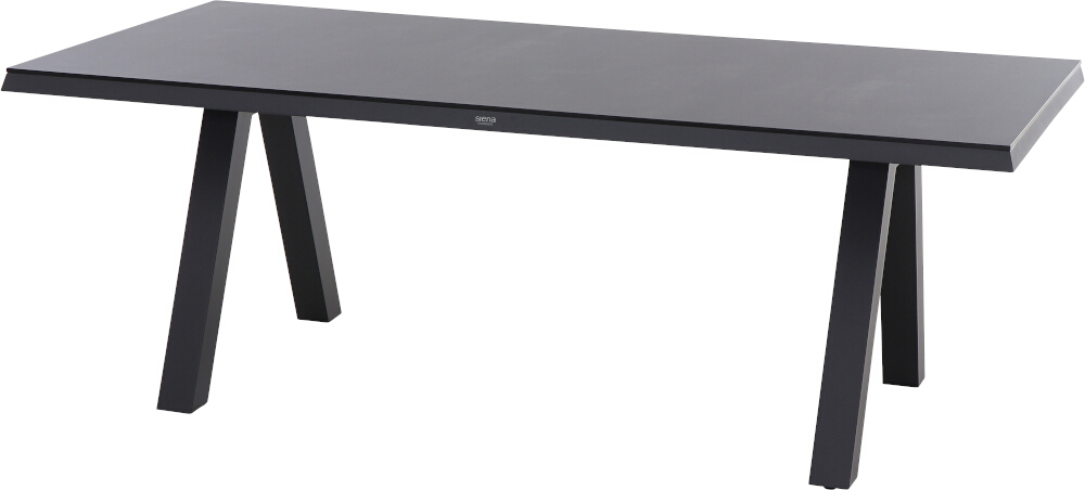 Siena Garden Tirana Dining Tisch 200x100cm matt anthrazit, HPL