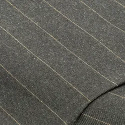 Nadelstreifenstoff, grau/creme