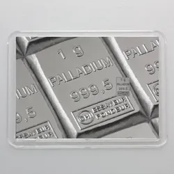 Palladiumbarren 1g "Palladium-CombiBar" (Flip)