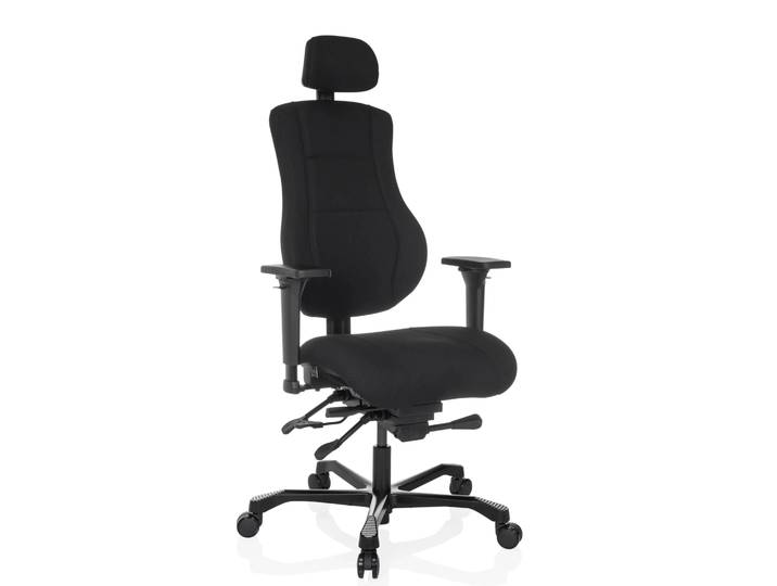 24 HOURS BASIC Stoff - XXL Drehstuhl Schwarz