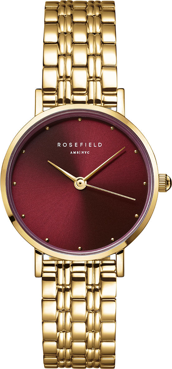 Rosefield Small Edit Burgundy Gold SEGSG-SE01