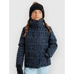Roxy Jetty Kids Jacke true black bobby line Gr. T16