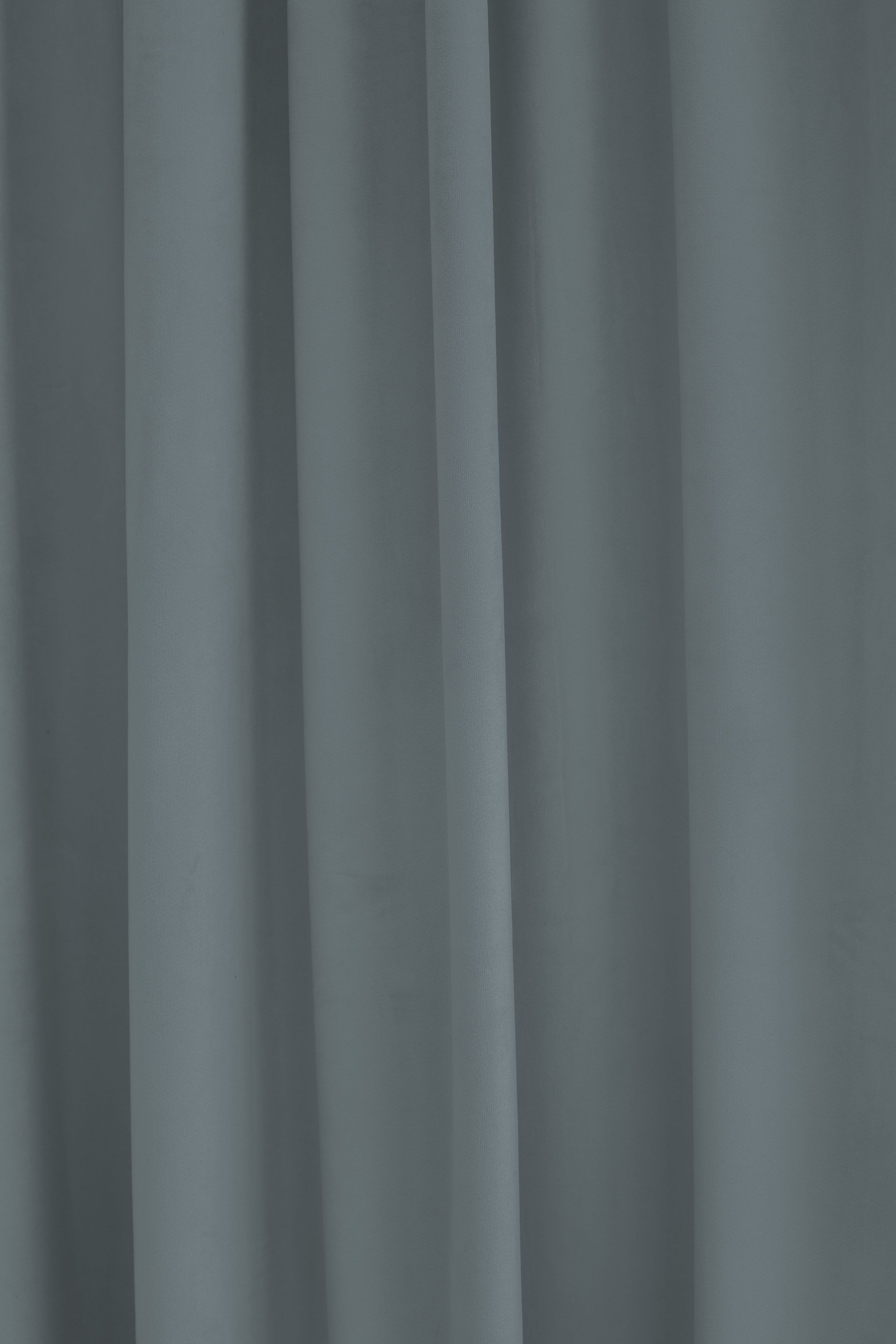 Vorhang HOMING "Velia" Gr. 1, grau, B:140cm H:245cm, Polyester, Gardinen, Vorhang, Fertigschal grau 245cm, verdeckte Schlaufen, 140cm