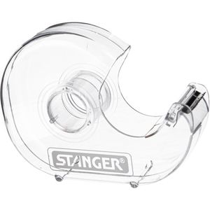 Stanger Klebebandabroller transparent, Handabroller für Klebeband 19mm x 33m