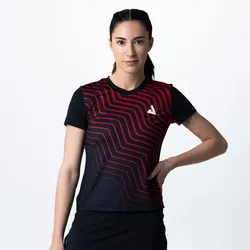 Joola Shirt Lady Waves Team 25 schwarz/rot 36 XS - 36/XS