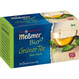 Meßmer Tee Grüner Tee, BIO, Grüner Tee, 35 g, 20 Beutel