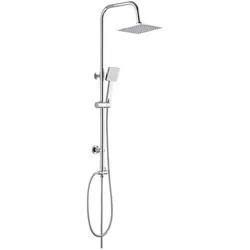 Deante, Duschsystem, Floks Duschset mit Chromhahn (NAC 01FK)