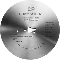 Kreismesser Universal 120 für Tandir Dönermesser / Gyrosmesser glatt
