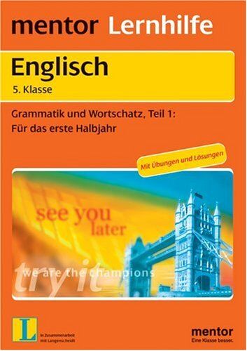 Rainer Iwen - Mentor Lernhilfe Englisch, 5. Klasse Grammatik und Wortschatz I: Für das erste Halbjahr (Lernmaterialien) - Preis vom 10.10.2026 11:48:34 h