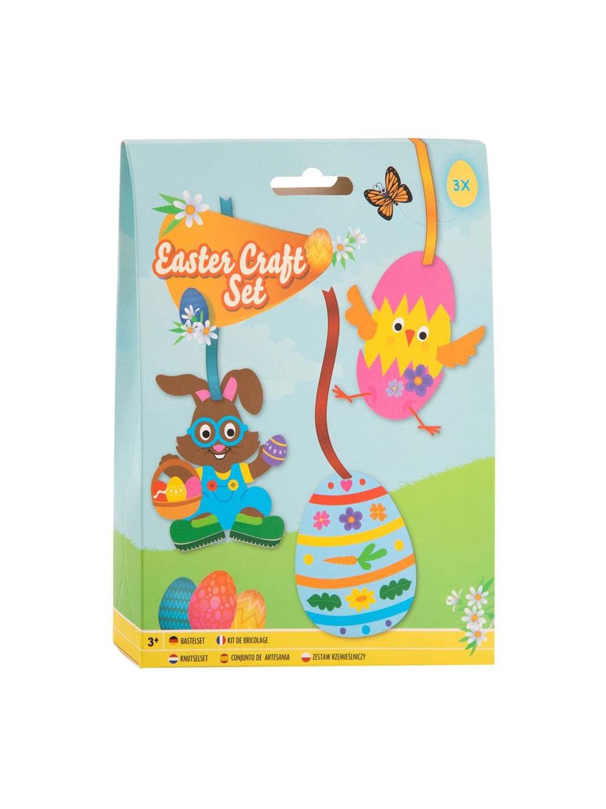 Grafix Easter Hangers Craft Set - Rabbit Chick & Egg