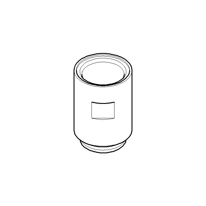 Dornbracht Nippel Brückenbatterie M20x1 092403091-00 Tara+Tara Classic chrom