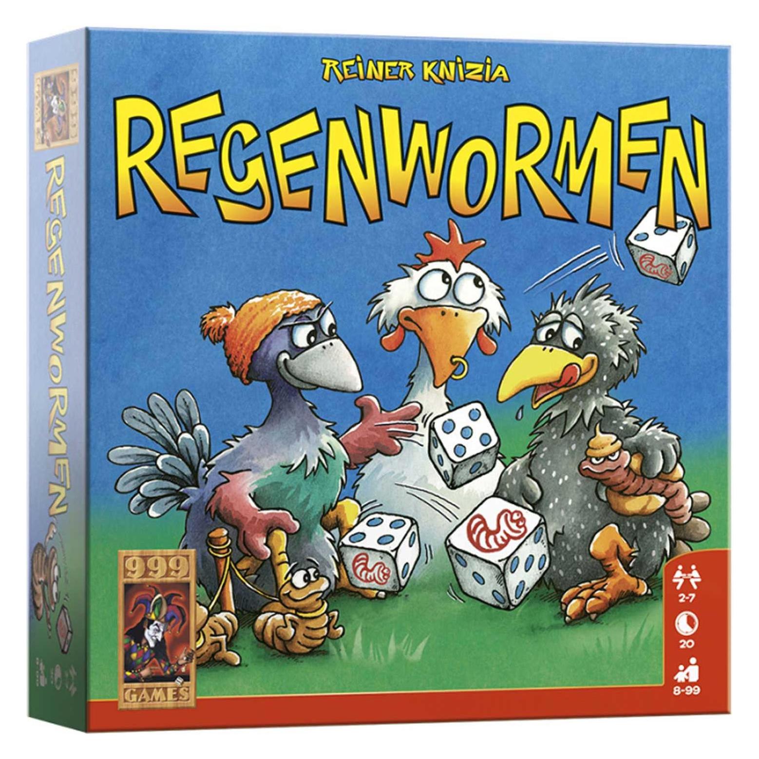 999Games Regenwürmer (Niederländisch, 2 - 7 Spieler) (999-RGW01)