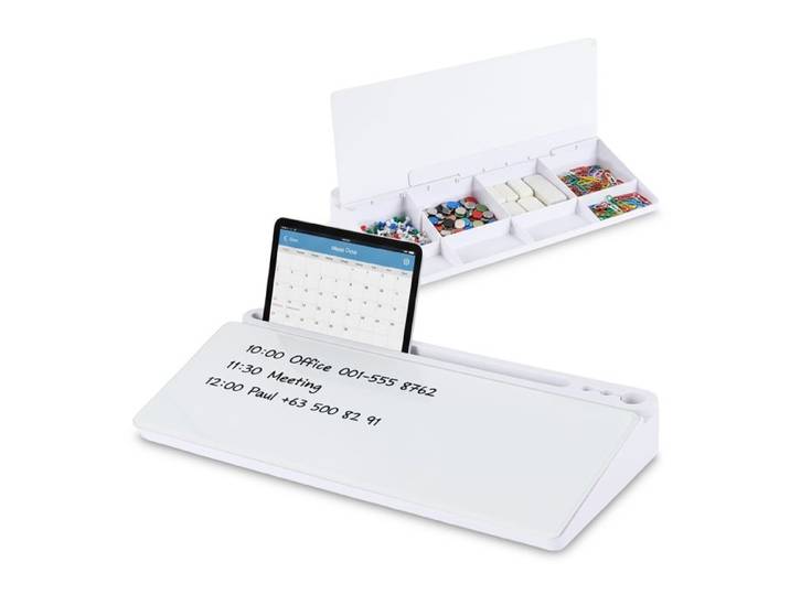 Relaxdays Schreibtisch Organizer mit Whiteboard
