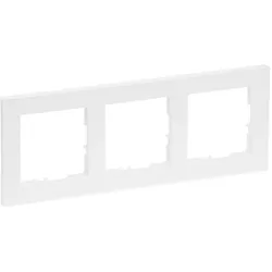 Legrand 765183 SEANO+ 3-fach Rahmen in der Farbausführung Ultraweiß