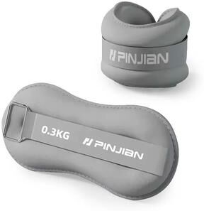 Uplift Picks 2 Piece Adjustable Ankle Weights For Yoga Running And Fitness Training gray (3 Kg)