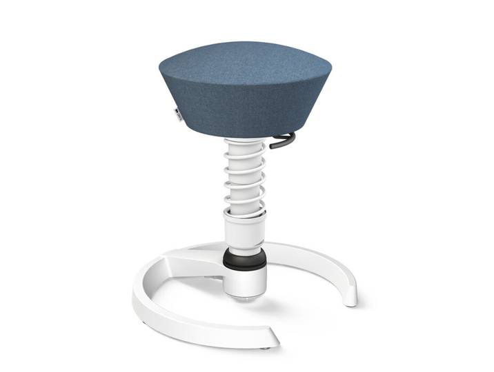3D-Aktiv-Bürodrehstuhl Swopper aeris blau, Designer Henner Jahns, 52-66 cm