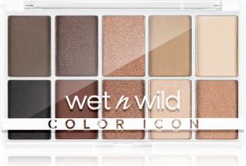 Wet N Wild Color Icon 10-Pan paleta de sombra para os olhos tom Nude Awakening 12 g. Color Icon 10-Pan