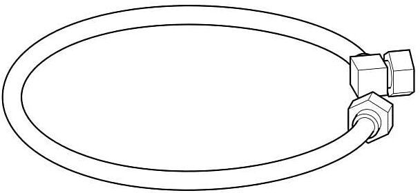 Geberit Panzerschlauch 595712000 für Urinal Centaurus