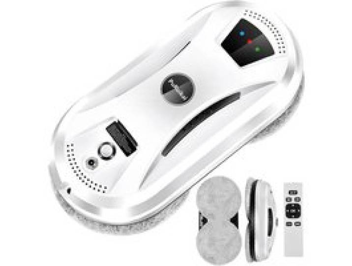 PuRuiKai Robot nettoyeur de vitres PRK-N361 5600Pa 72W télécommande Blanc prise EU pour maison et bureau