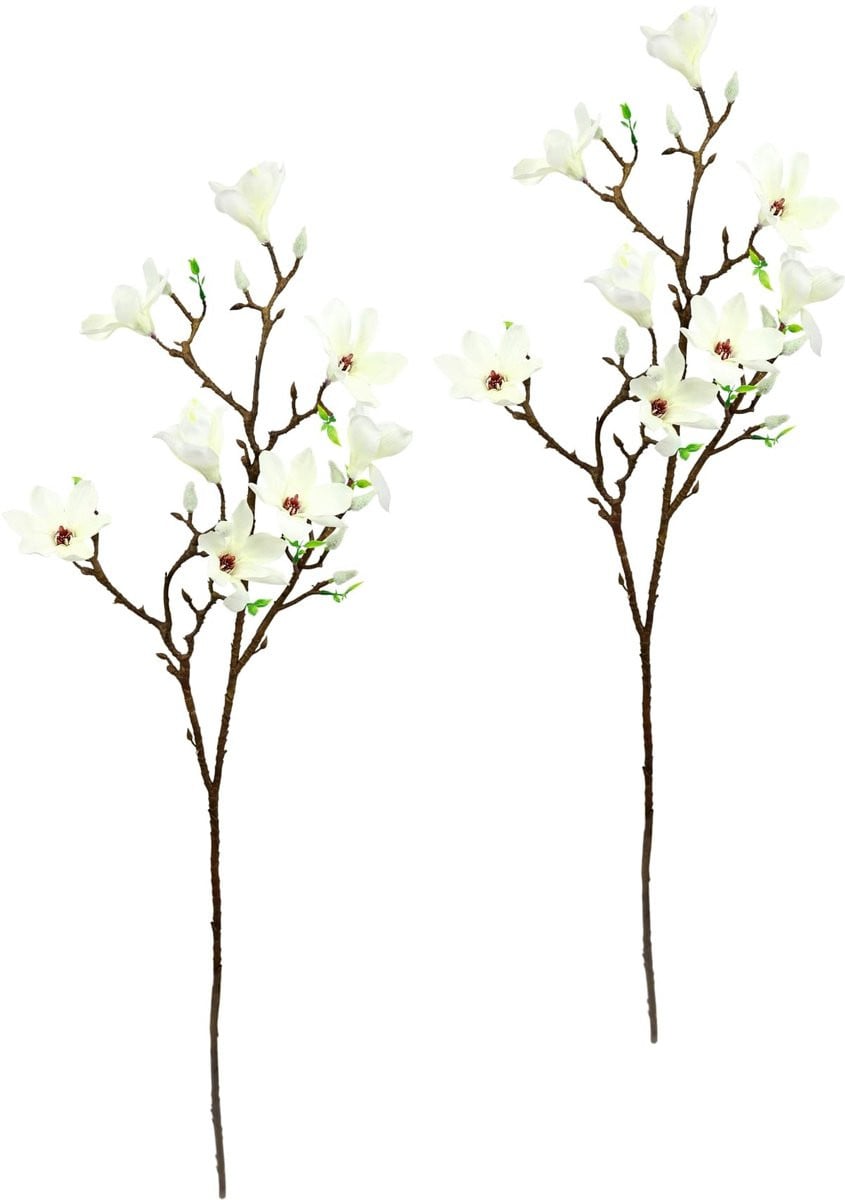 Omgoods Kunstmatige Magnolia Tak voor Decoratie