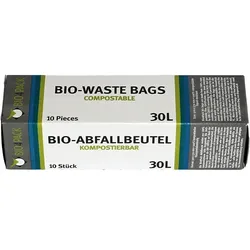 Bio Müllbeutel Bio4Pack, kompostierbar 30 L 10 Stück Stärke: ca. 15 my, 10 Stück/Packung, 500x570 mm