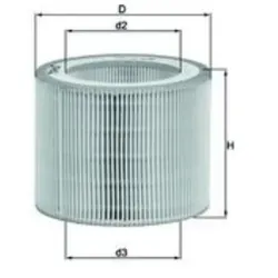 Luftfilter MAHLE LX 3009