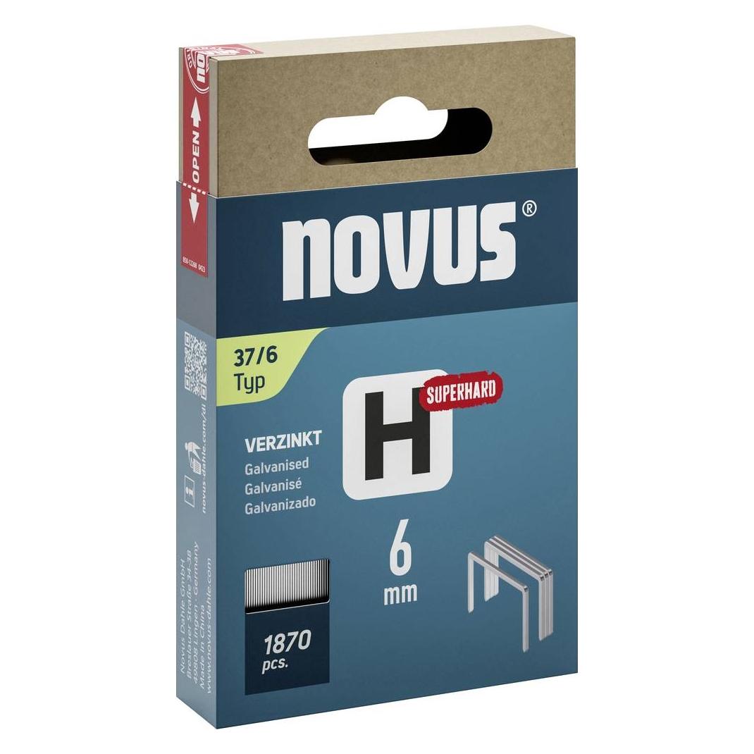Novus Feindrahtklammern H 37 6mm Super Hard (042-0784)