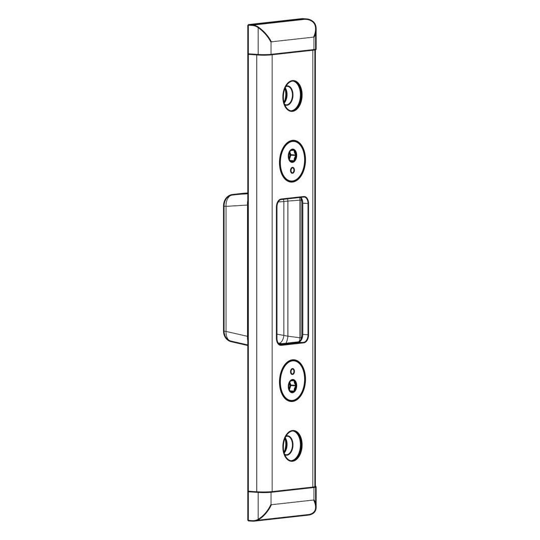 G-U Schliessplatten GU SECURY (Türgriff) (6-40032-AC-0-8)