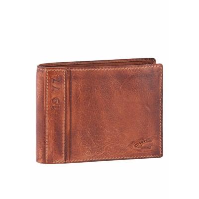 Geldbörse CAMEL ACTIVE "Melbourne", Herren, braun, Leder, Antik-Look, Kleinlederwaren, aus hochwertigem Rindsleder mit kernigen Nähten im Used Look