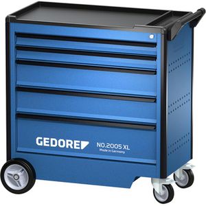 GEDORE Werkzeugwagen 2005 XL 0221, leer, blau, 5 Schubladen