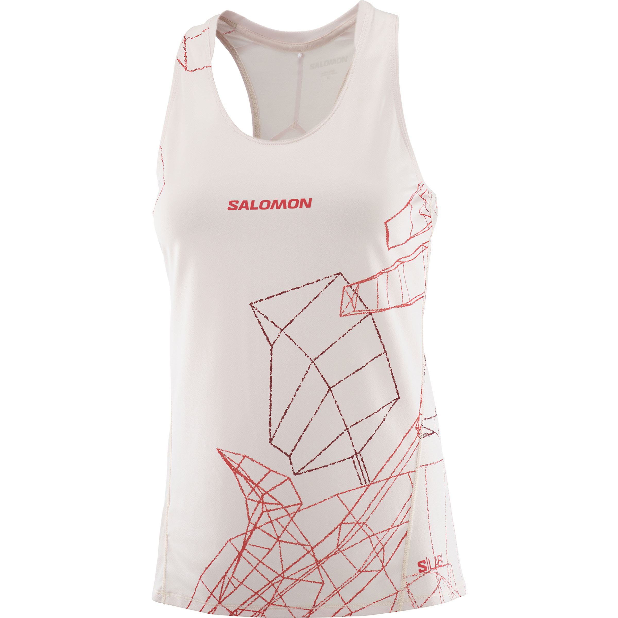 Salomon S-Lab Speed Singlet Top Damen Tanktops weiss Größe L Trailrunning | Laufen Elastisch