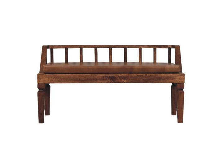 SITZBANK mit Roasted-Almond-Finish, Ledersitz, braun