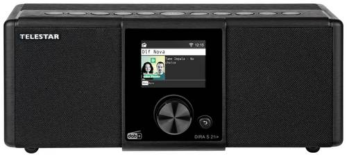 Telestar DIRA S 21i + Internet Tischradio Internet, DAB+, UKW AUX, Bluetooth, Radiorecorder, USB, WLAN, Internetradio