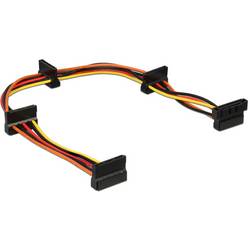 Delock Strom Anschlusskabel [1x - 4x ] 40 cm Mehrfarbig 60141