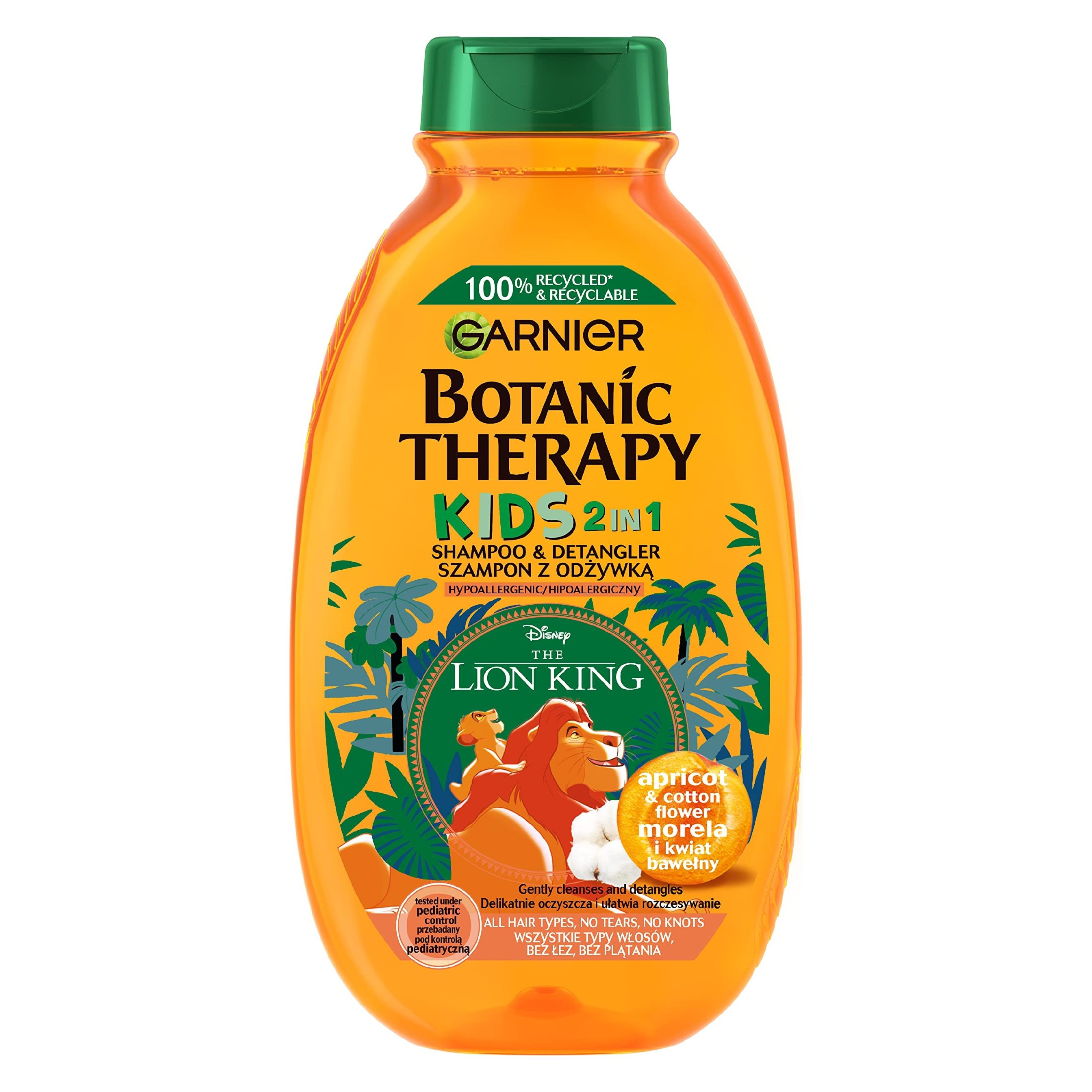 Garnier Botanical Therapy Apricot and Cotton Flower 2in1 Shampoo for Kids Lion King 250ml (Flüssiges Shampoo, 250 ml) (42632311)